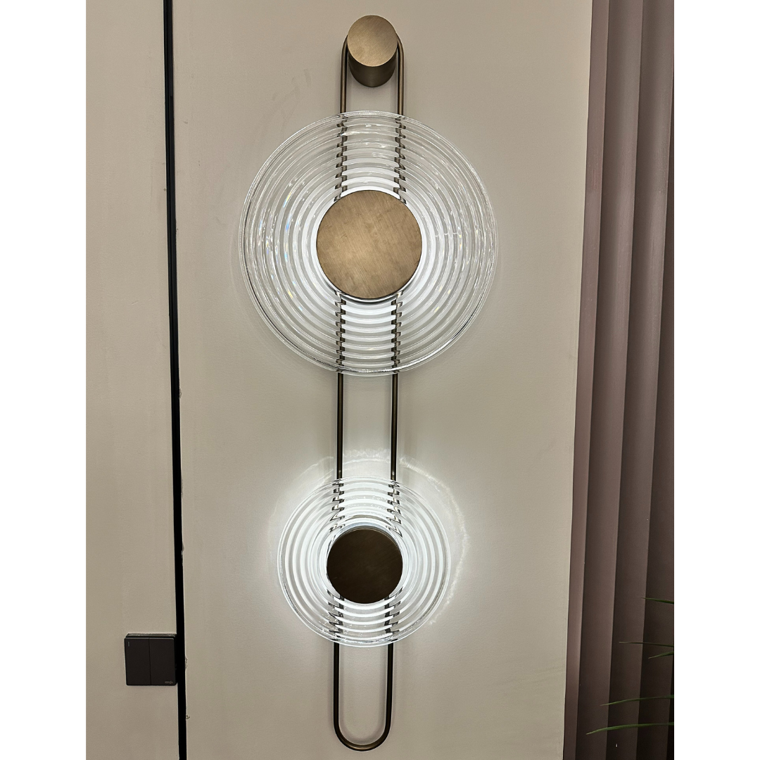 Murale Dual Glass Wall Light | Ivanka Lumiere