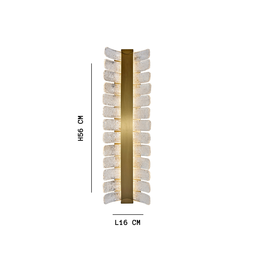 Prismatic linear wall light | Ivanka Lumiere