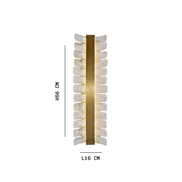 Prismatic linear wall light | Ivanka Lumiere