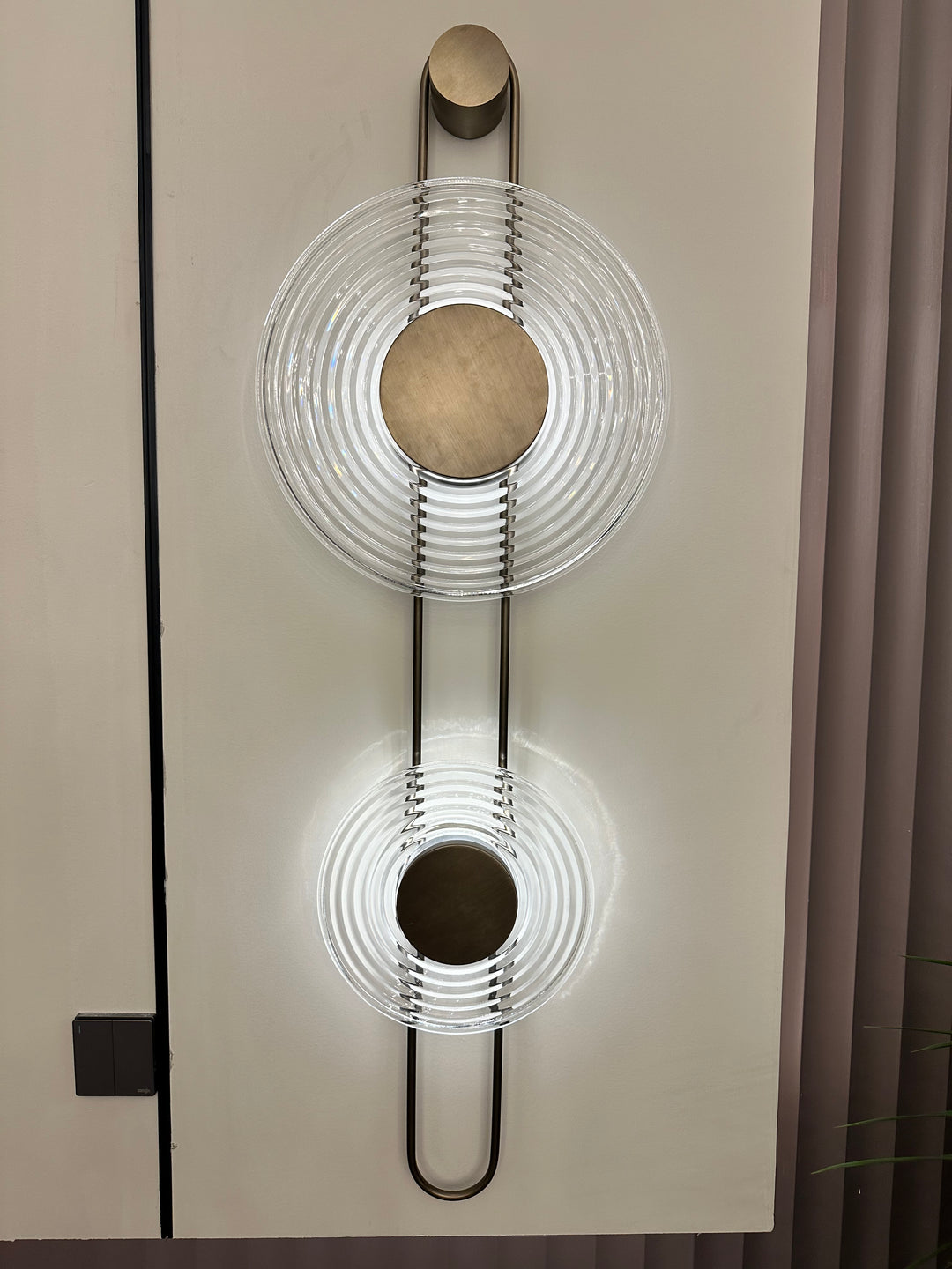 Murale Dual Glass Wall Light | Ivanka Lumiere