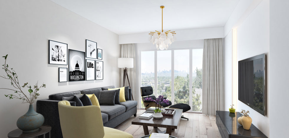Cascading Glass Chandelier | Ivanka Lumiere