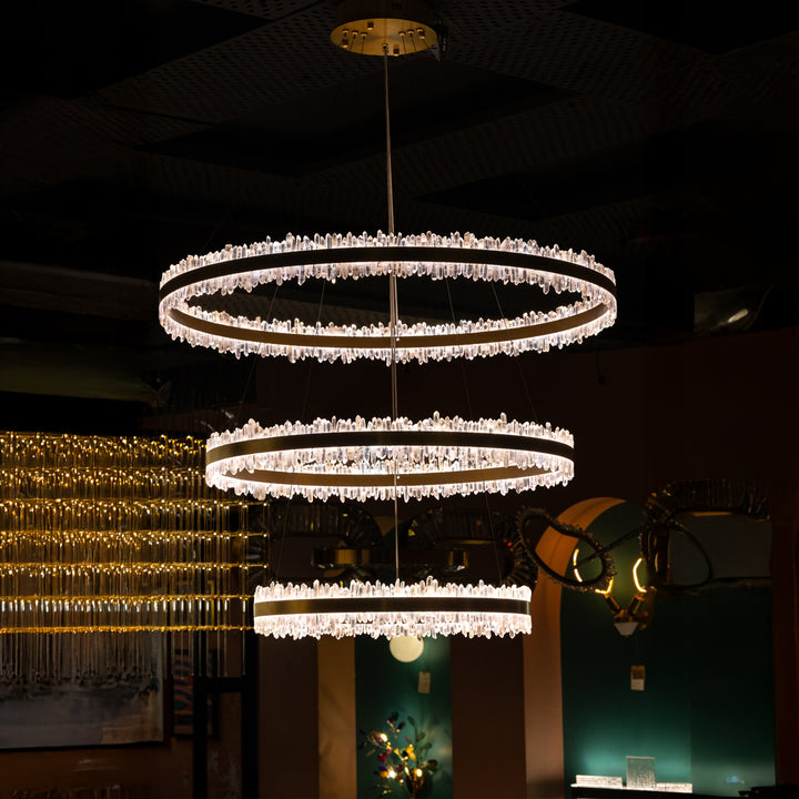 Rose Rock Royale Chandelier | Ivanka Lumiere