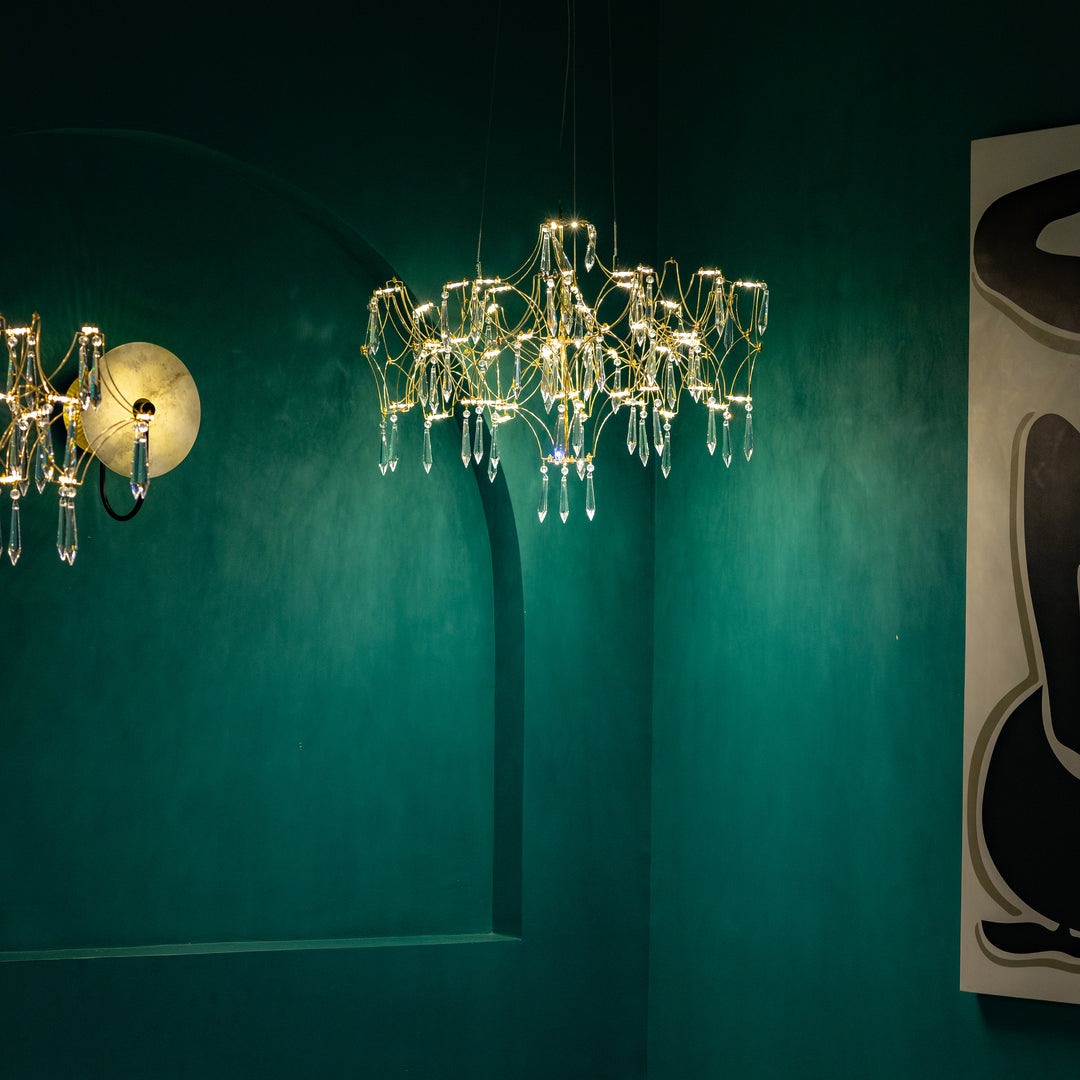 Luxe Crystal Round Chandelier | Ivanka Lumiere