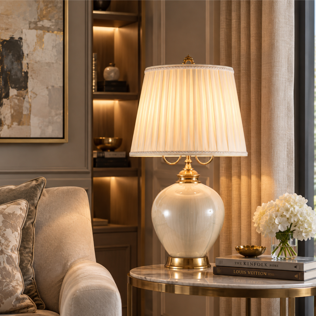 AUREA PERLA TABLE LAMP | IVANKA LUMIERE