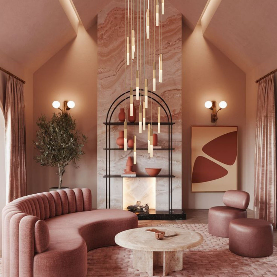 Tubular Chandelier | Ivanka Lumiere