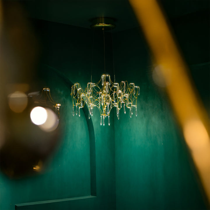Luxe Crystal Round Chandelier | Ivanka Lumiere