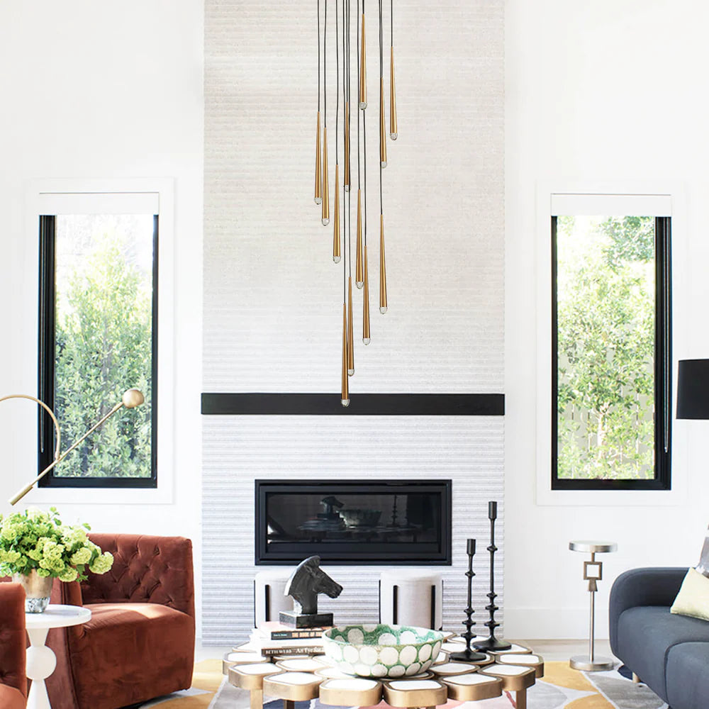 Cascade Double Height Chandelier | Ivanka Lumiere
