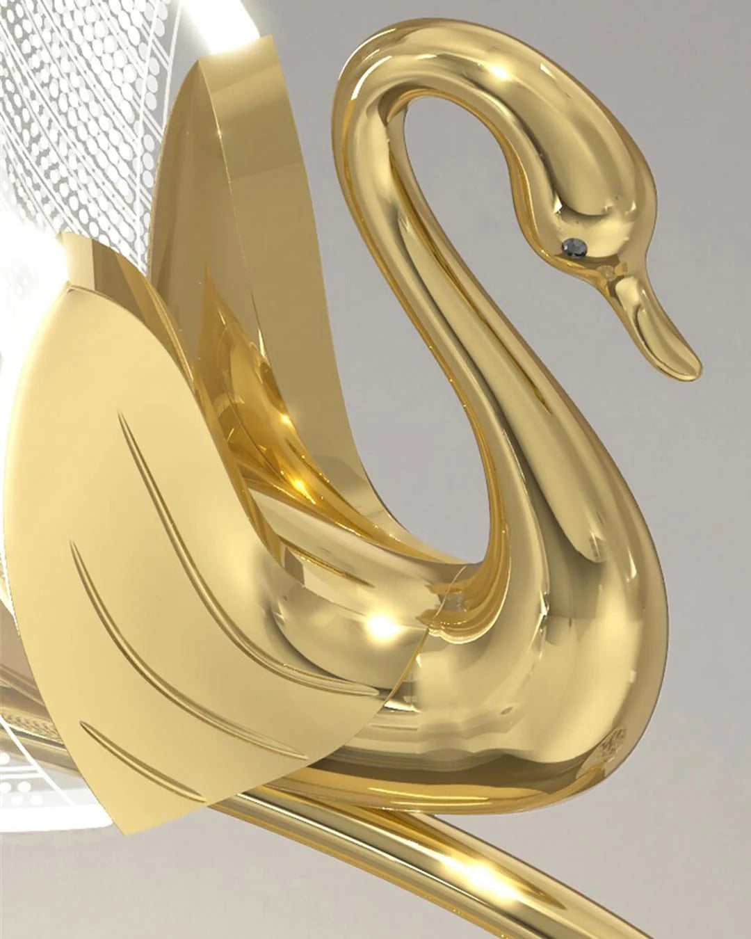 Gold Swan Table Light | Ivanka Lumiere