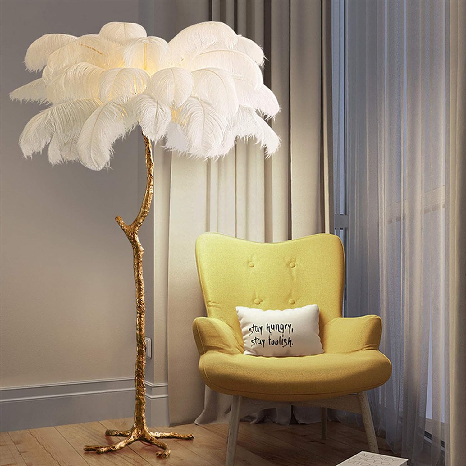 Feather  Floor Lamp | Ivanka Lumiere