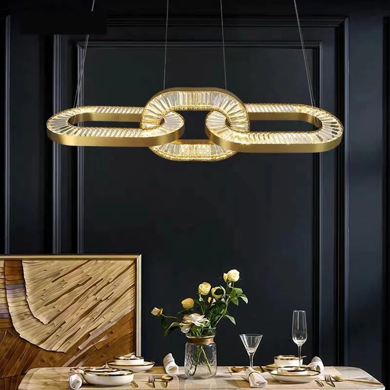 Linked Rings Chandelier | Ivanka Lumiere