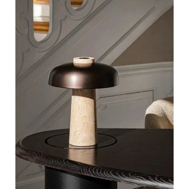 Vesta Stone Glow Table Lamp | Ivanka Lumiere