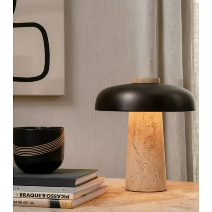 Vesta Stone Glow Table Lamp | Ivanka Lumiere