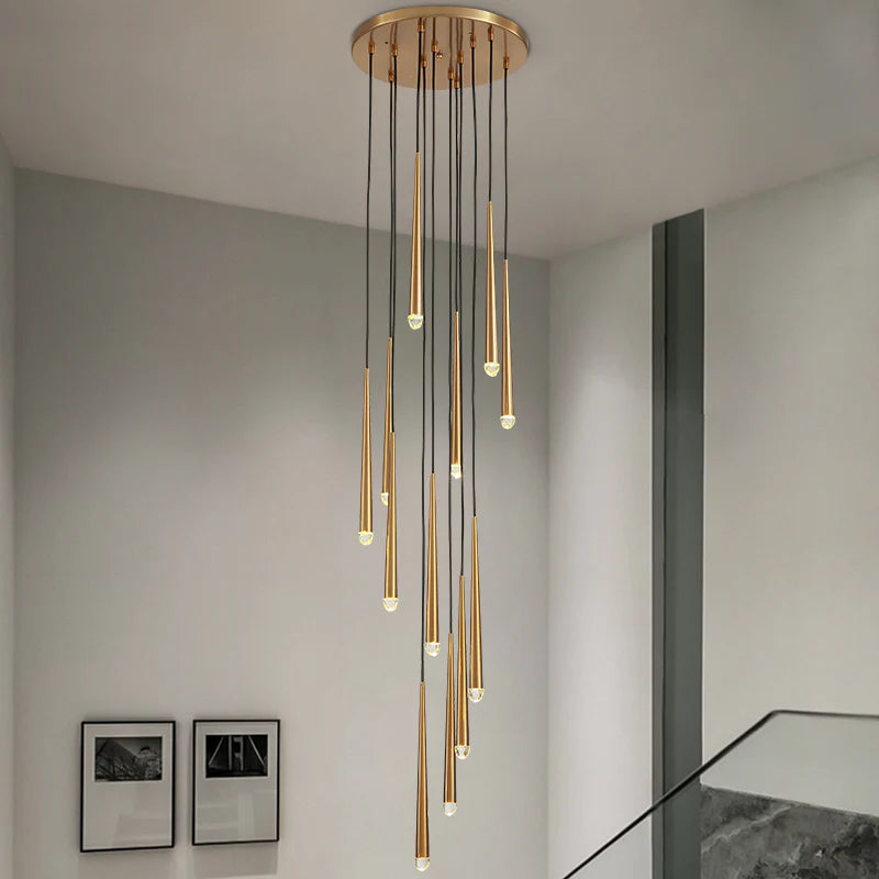 Cascade Double Height Chandelier | Ivanka Lumiere