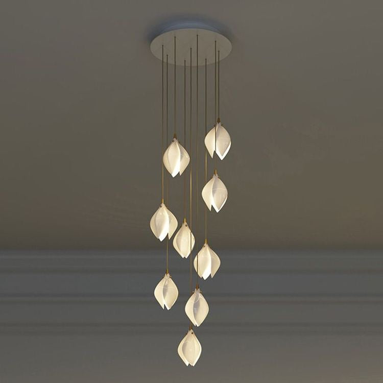 Magnolia Hanging Double Height Chandelier | Ivanka Lumiere