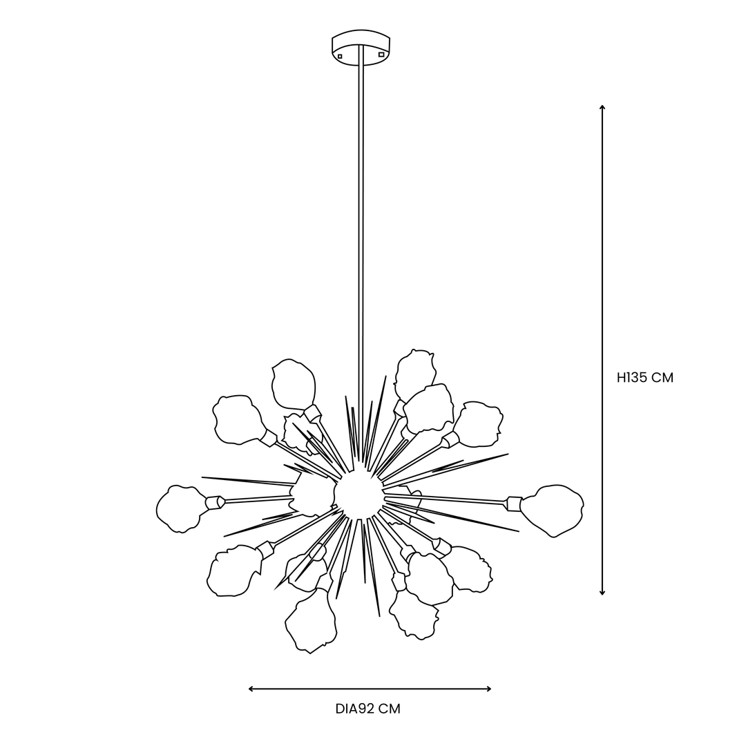 ARIA LUXE Chandelier | Ivanka Lumiere