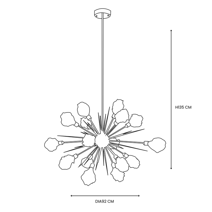 ARIA LUXE Chandelier | Ivanka Lumiere