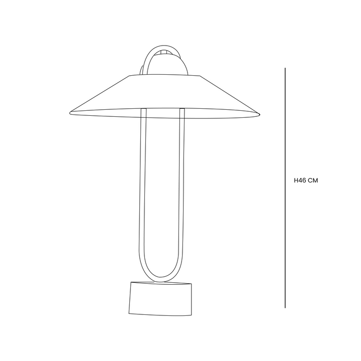Eclipse Arc Table lamp | Ivanka Lumiere