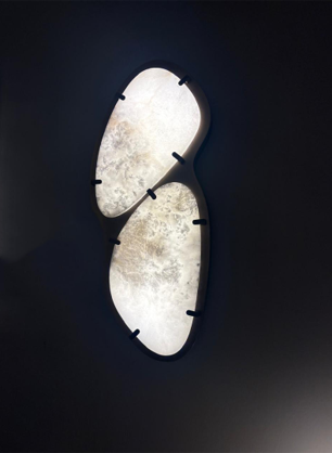 Celestine Pebble wall light | Ivanka Lumiere