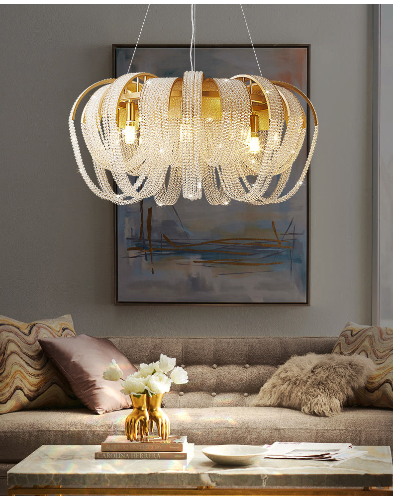 Waterfall Crystal Chandelier | Ivanka Lumiere