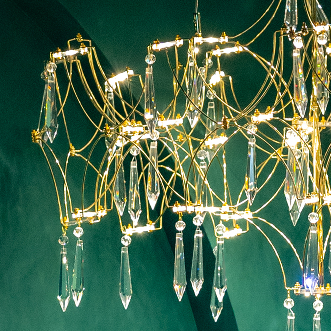 Luxe Crystal Round Chandelier | Ivanka Lumiere