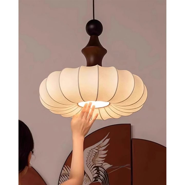 Mira Silk Orb Grand Pendant | Ivanka Lumiere