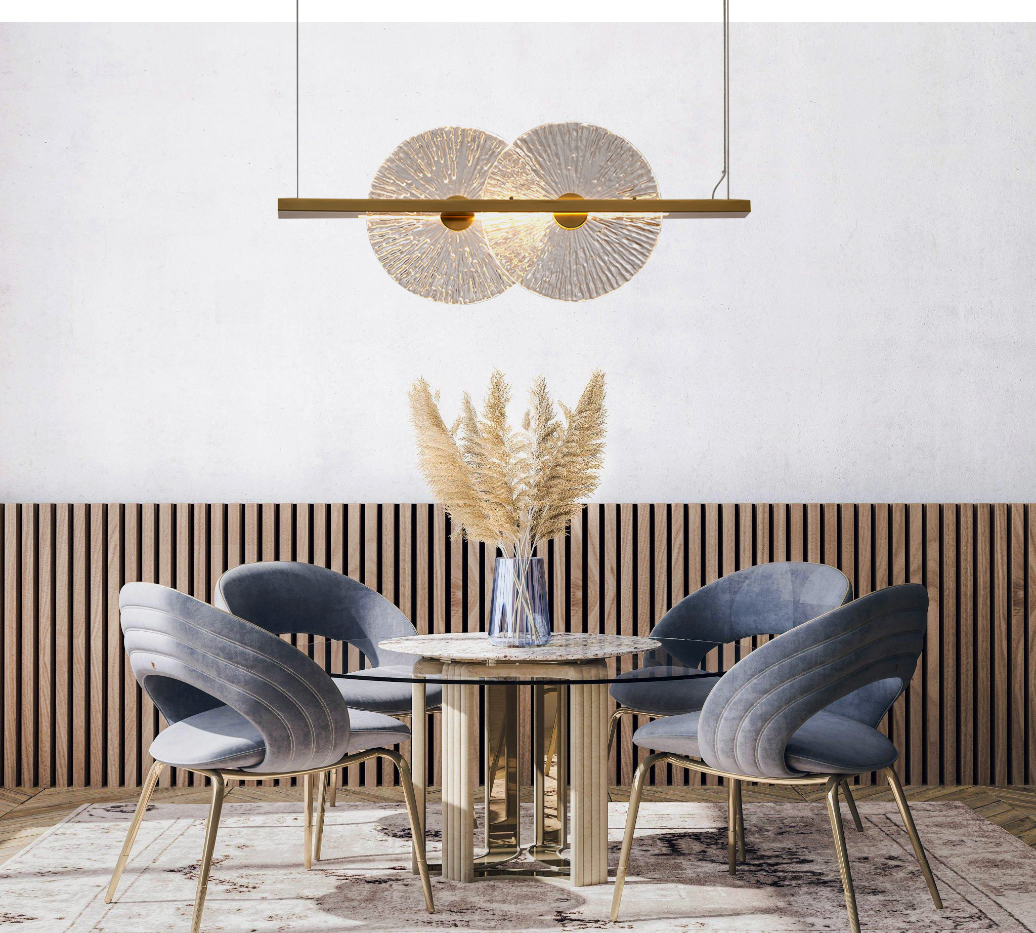2 Disc Casablanca Chandelier | Ivanka Lumiere