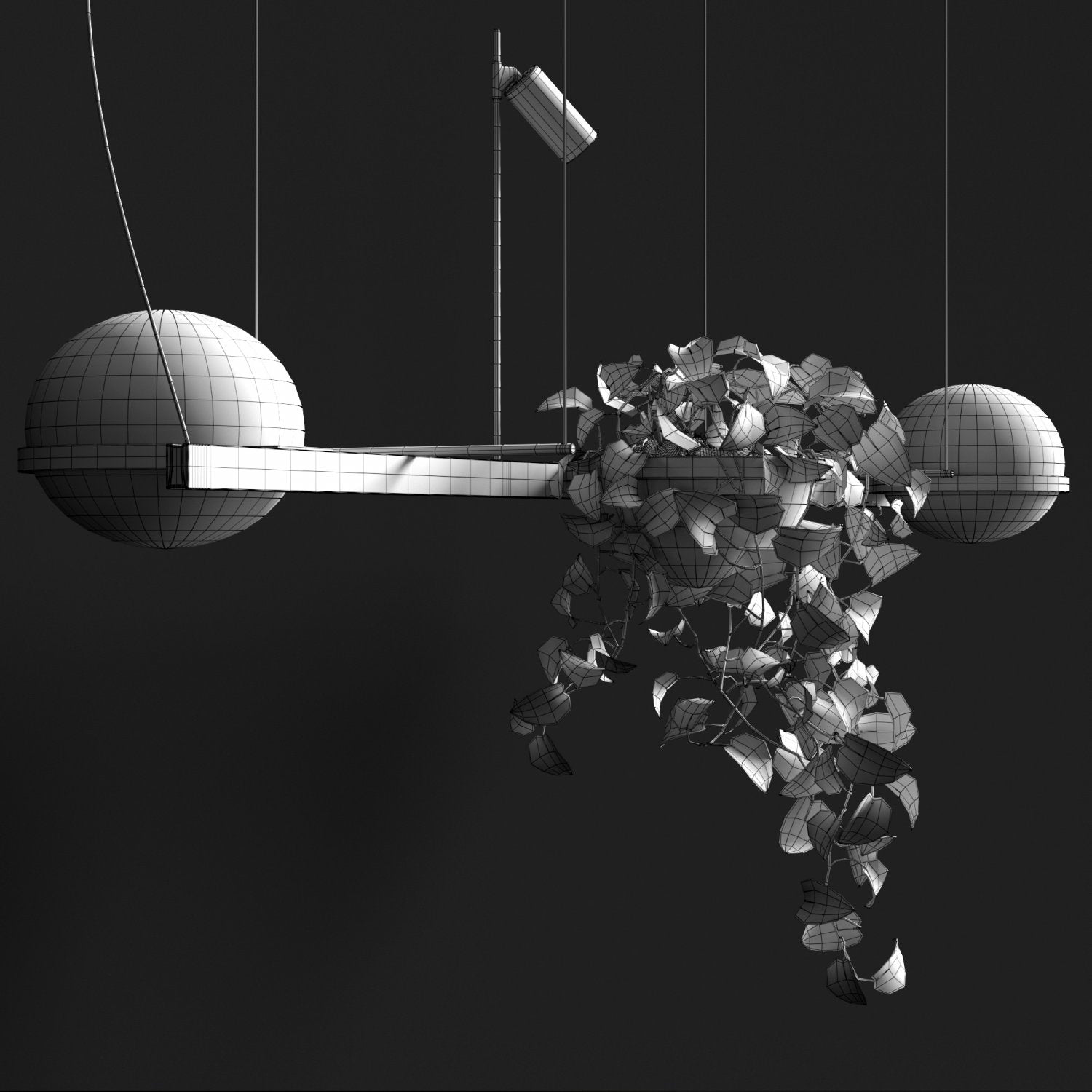 Balancing Sphere Pendant Light| Ivanka Lumiere