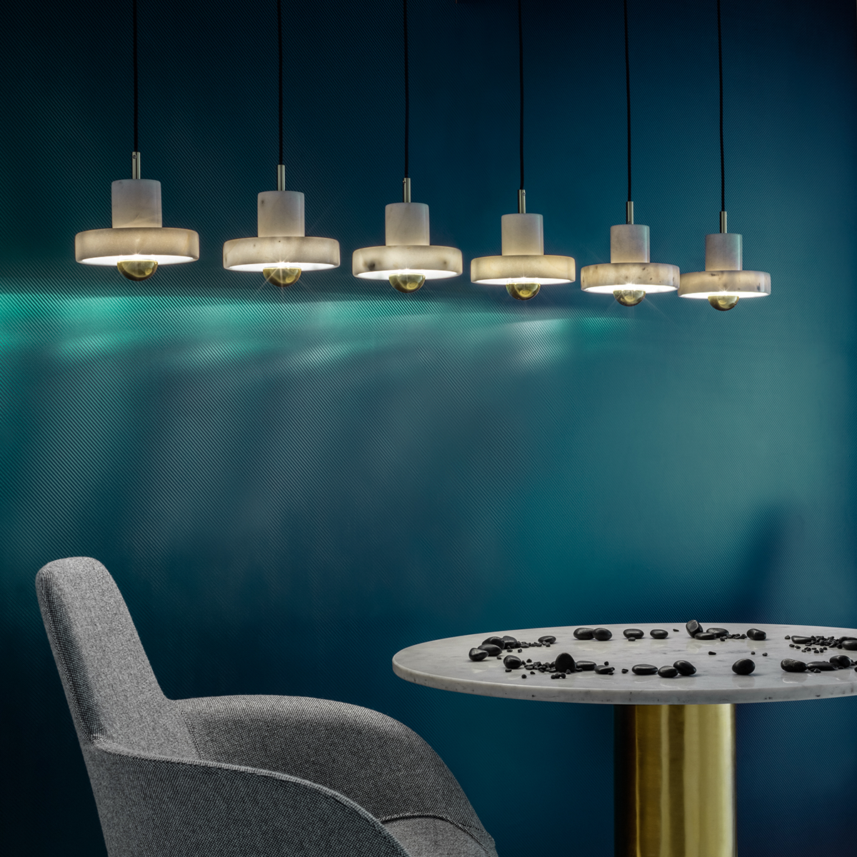 STONE  PENDANT LIGHT