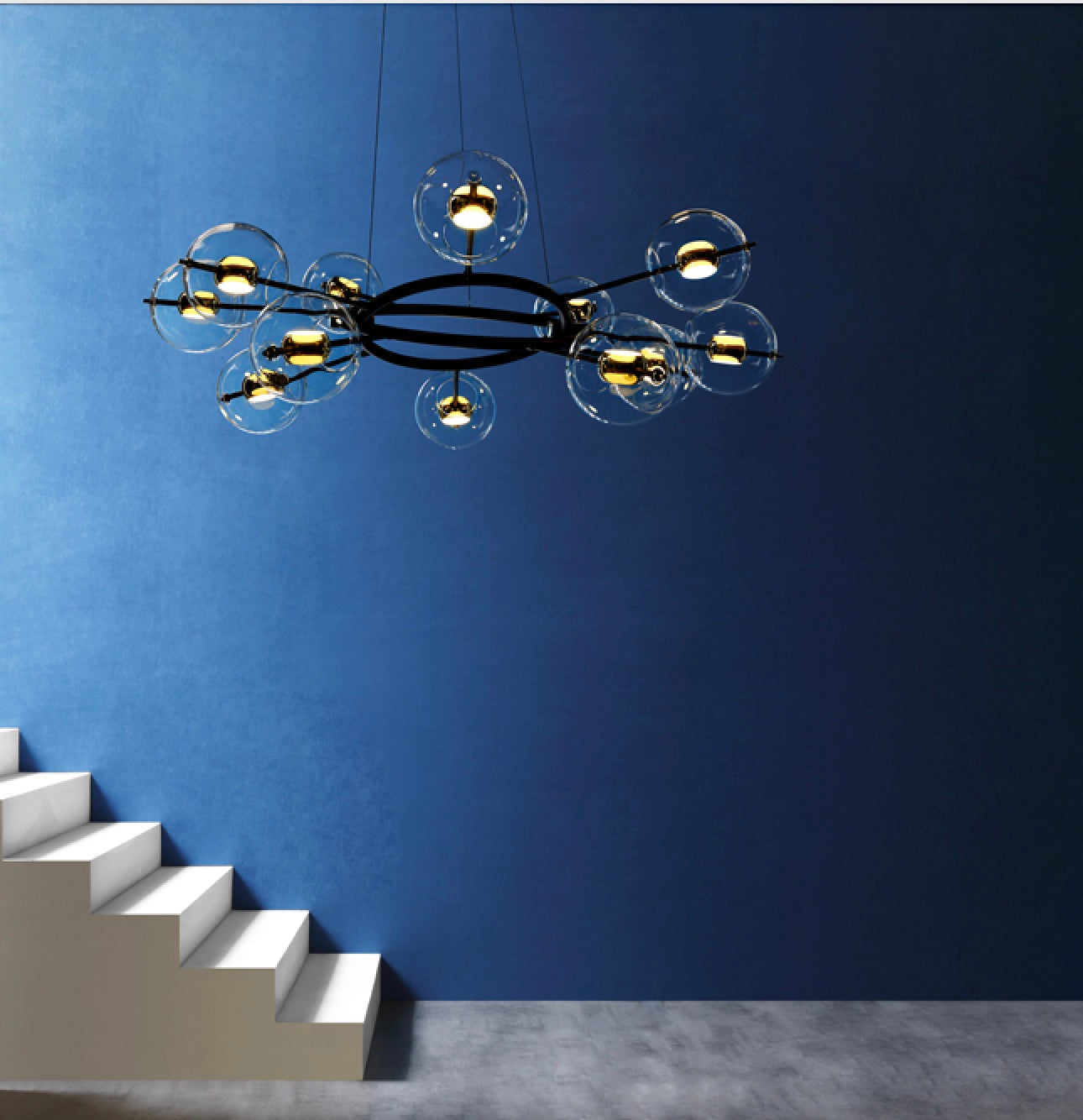 Bubble Round Ring Chandelier | Ivanka Lumiere