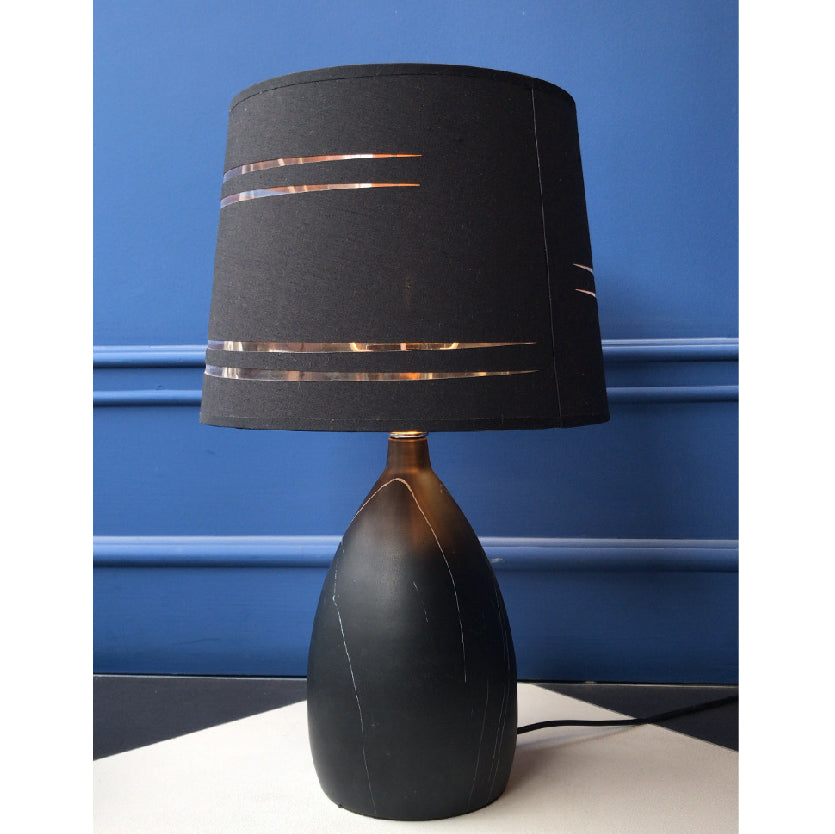 Black Urn  Table Lamp | Ivanka Lumiere