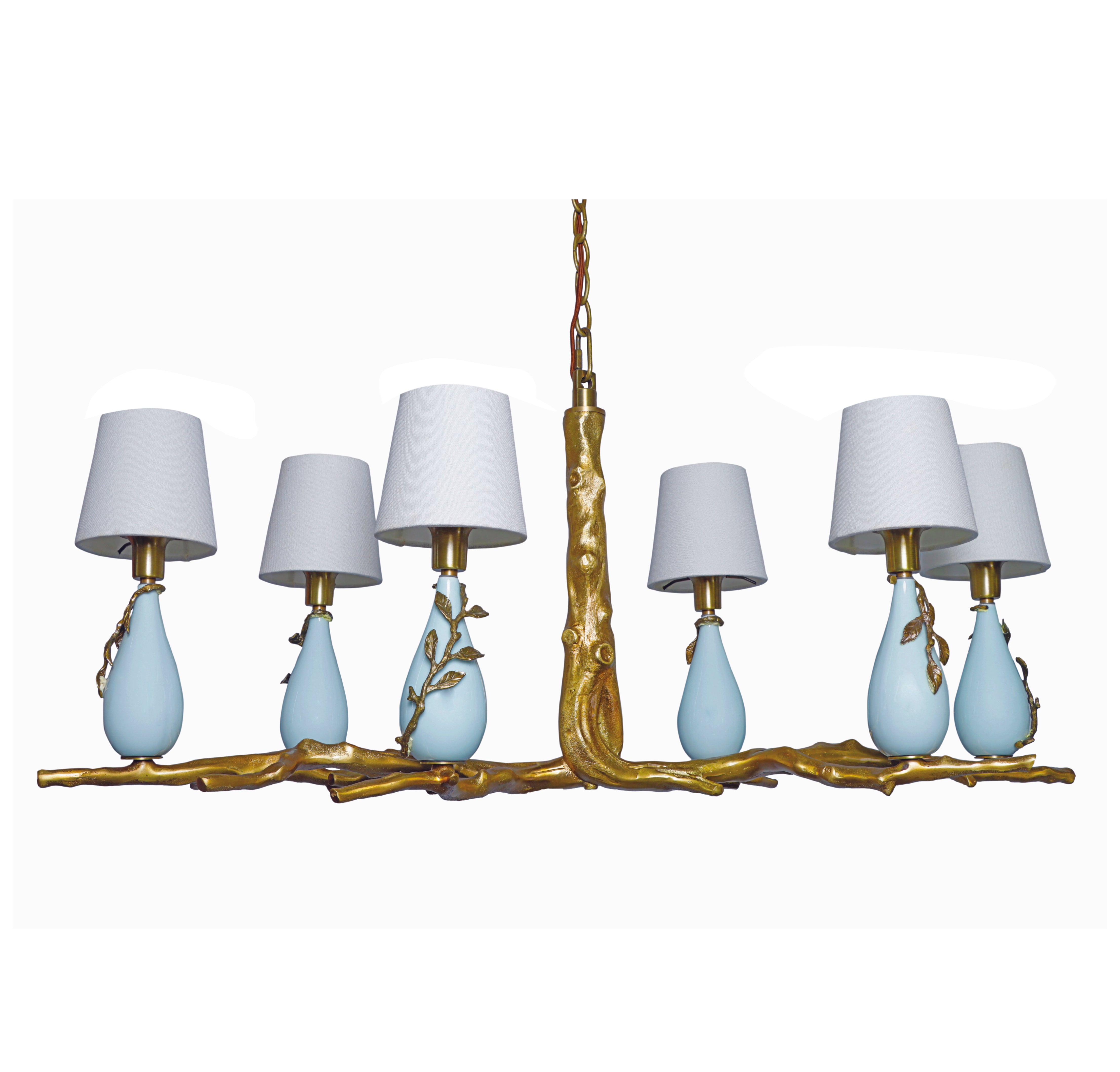 Coastal Brass Chandelier | Ivanka Lumiere