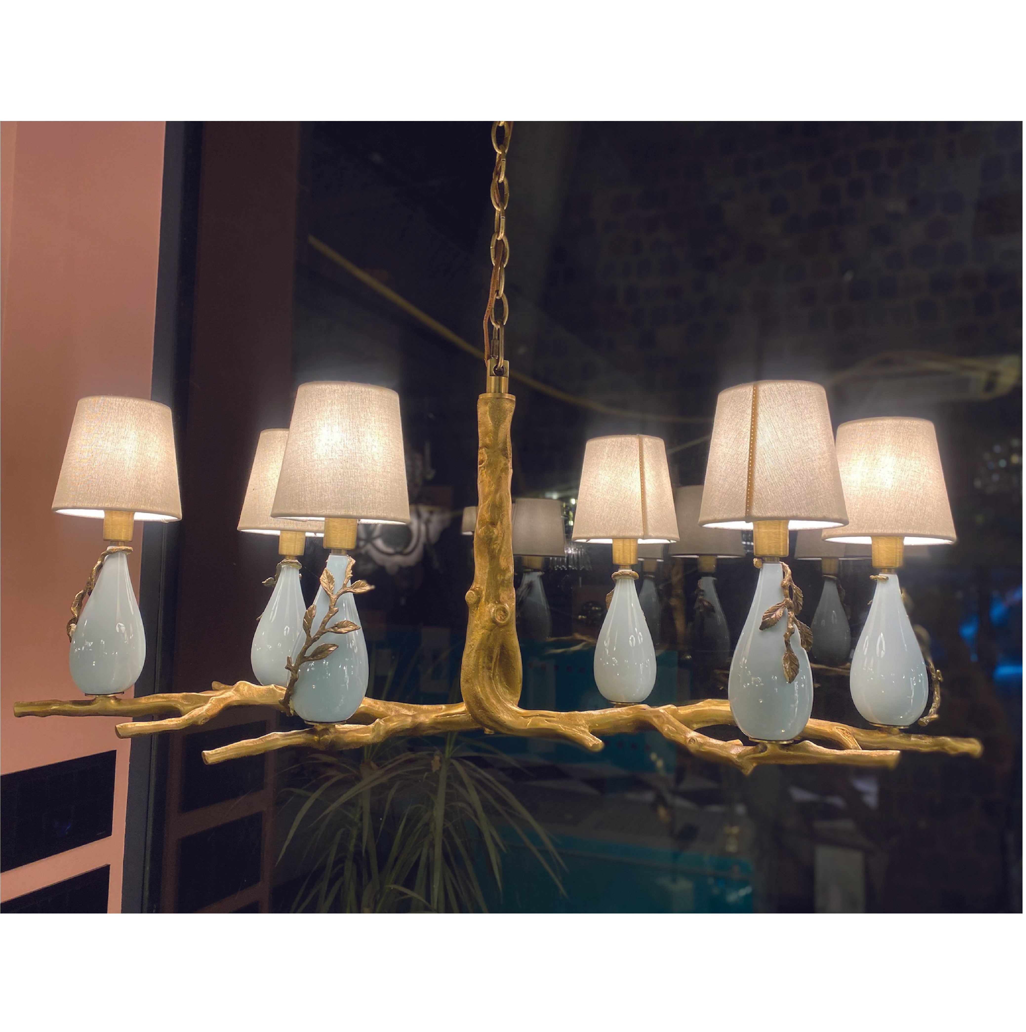 Coastal Brass Chandelier | Ivanka Lumiere