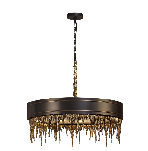 Circular Melting Chandelier | Ivanka Lumiere