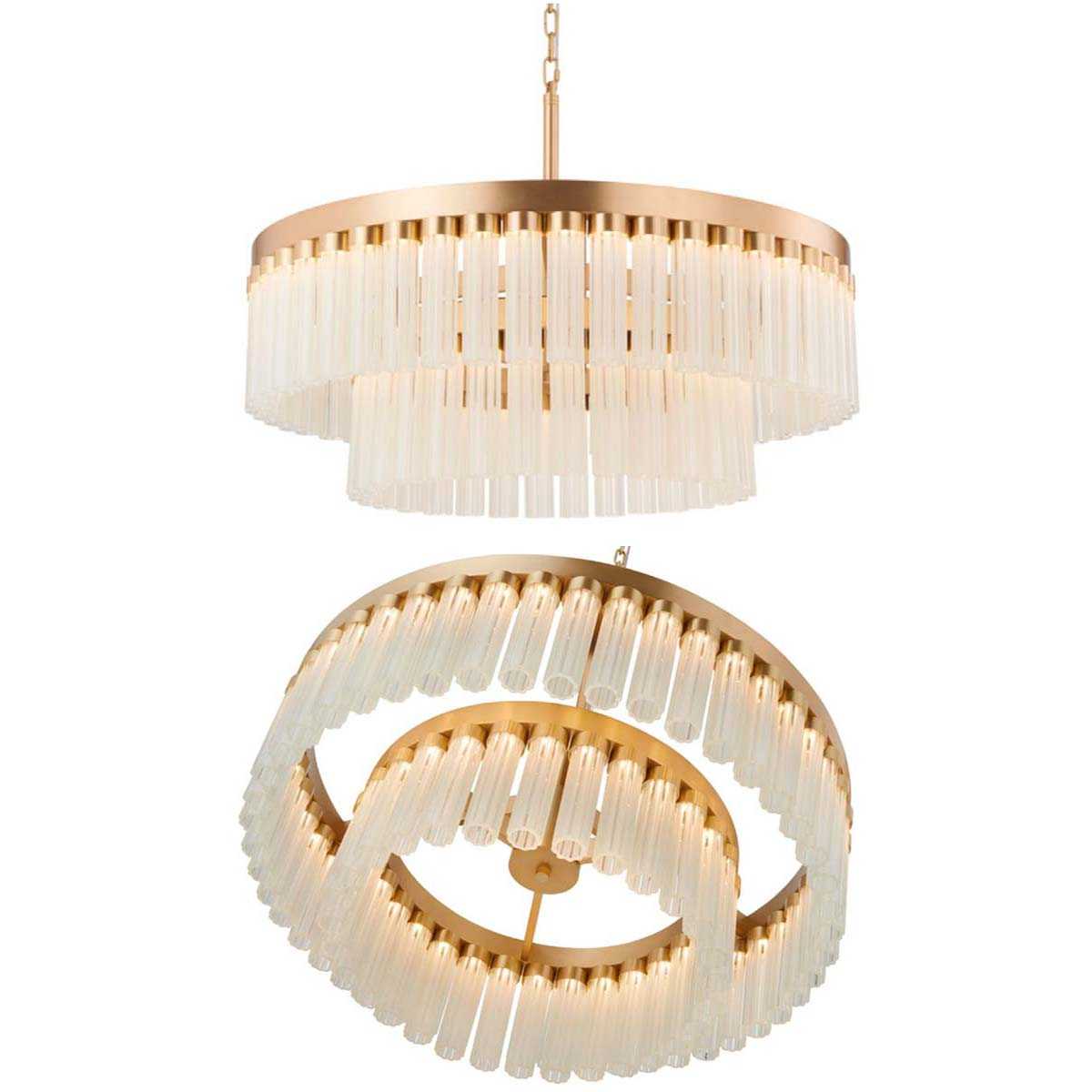Frosted Nordic Chandelier | Ivanka Lumiere