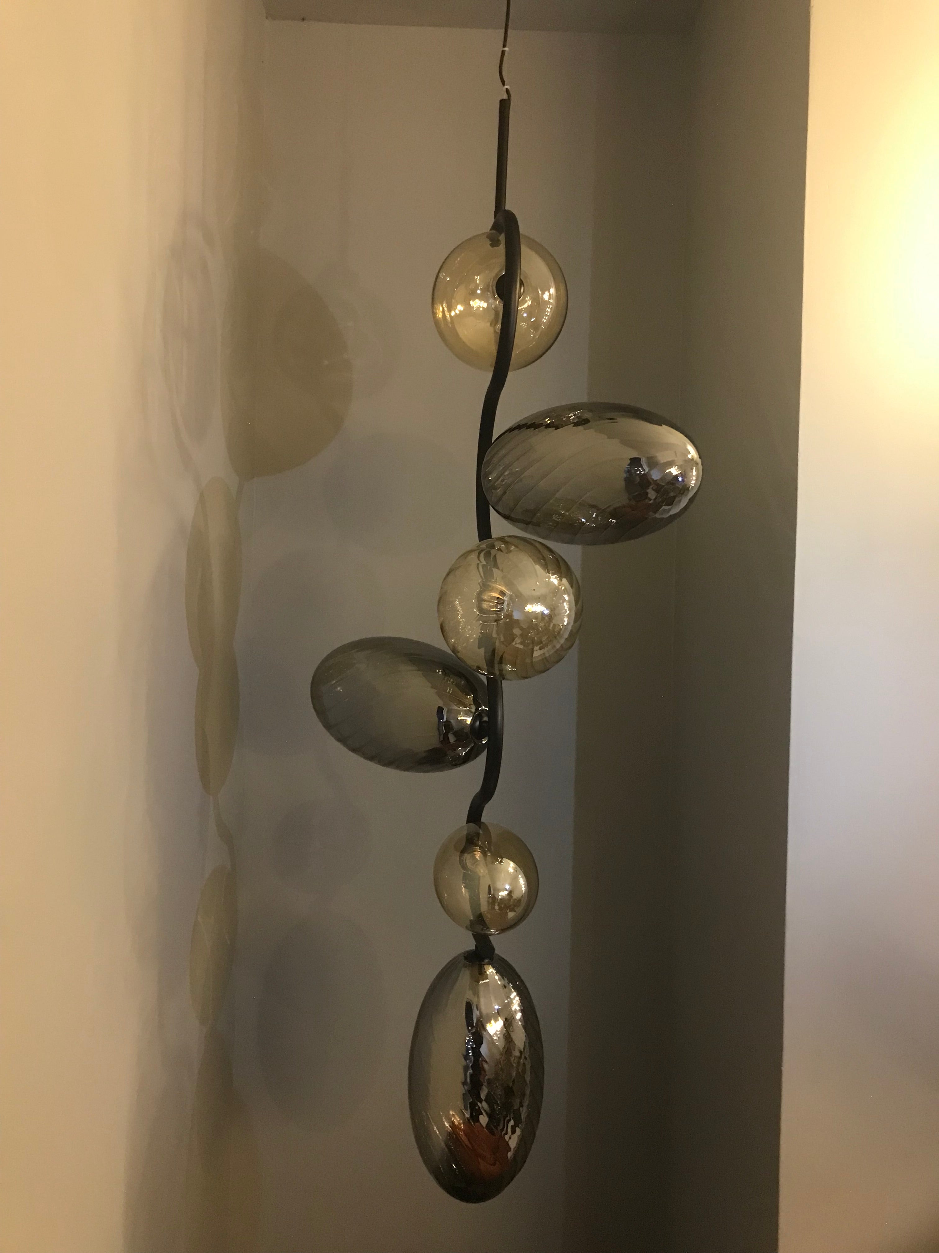 Topaz Curved  Pendant Light  | Ivanka Lumiere