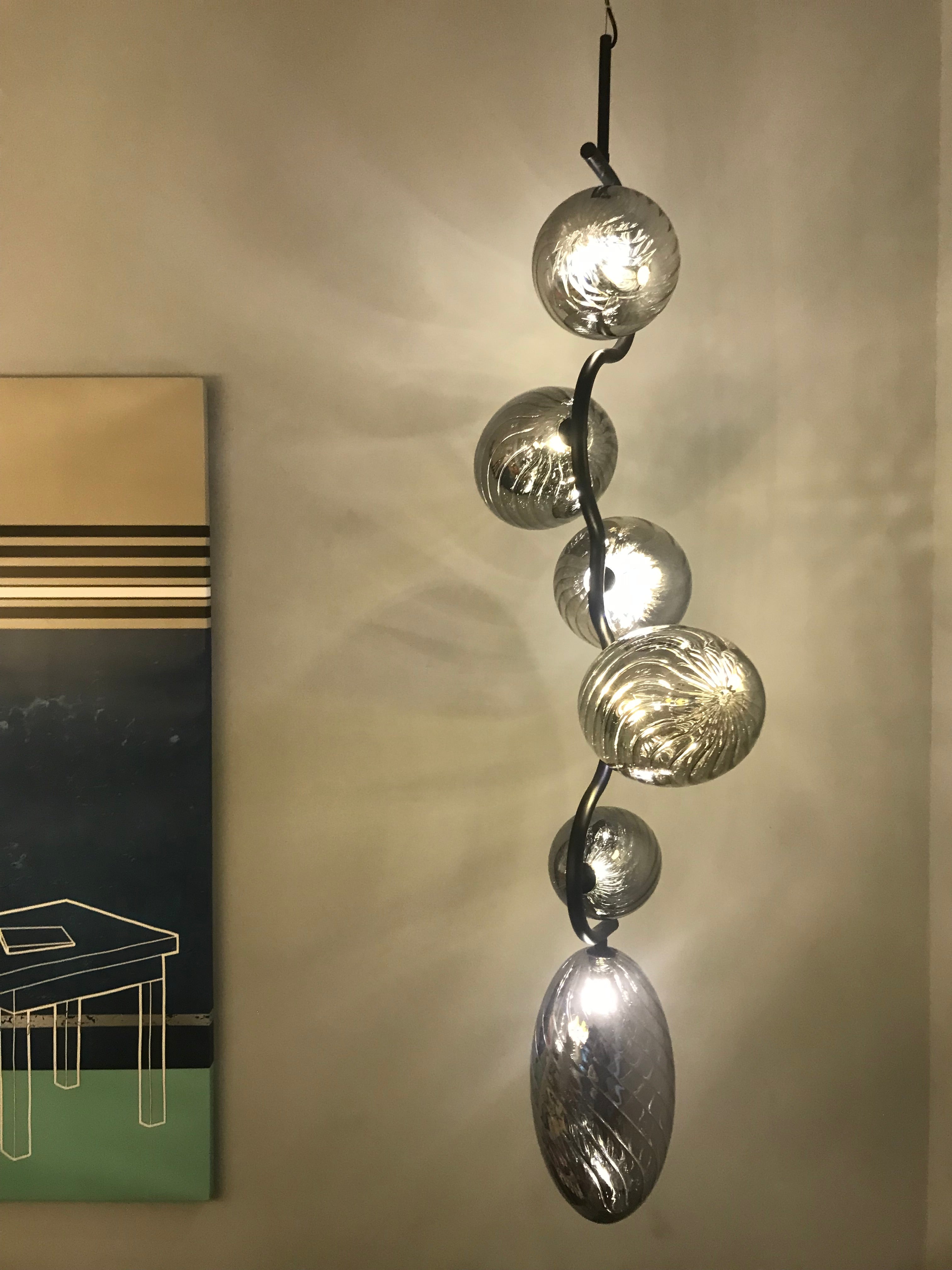 Topaz Curved  Pendant Light  | Ivanka Lumiere