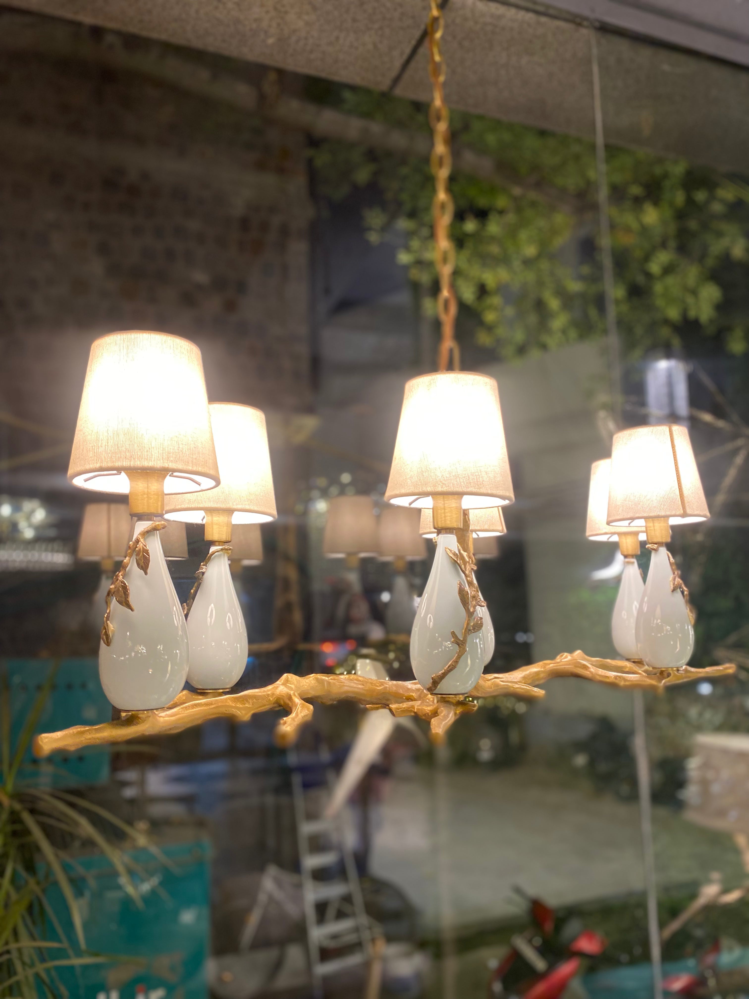 Coastal Brass Chandelier | Ivanka Lumiere