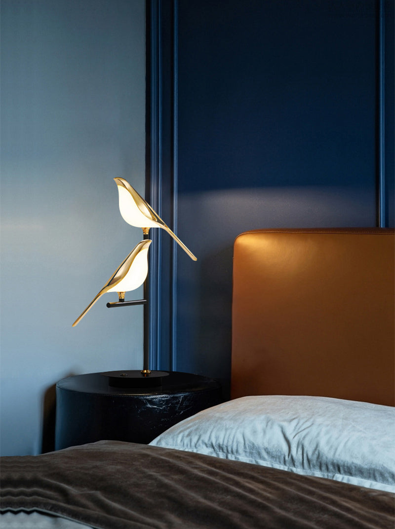 Golden Bird Table Light | Ivanka Lumiere