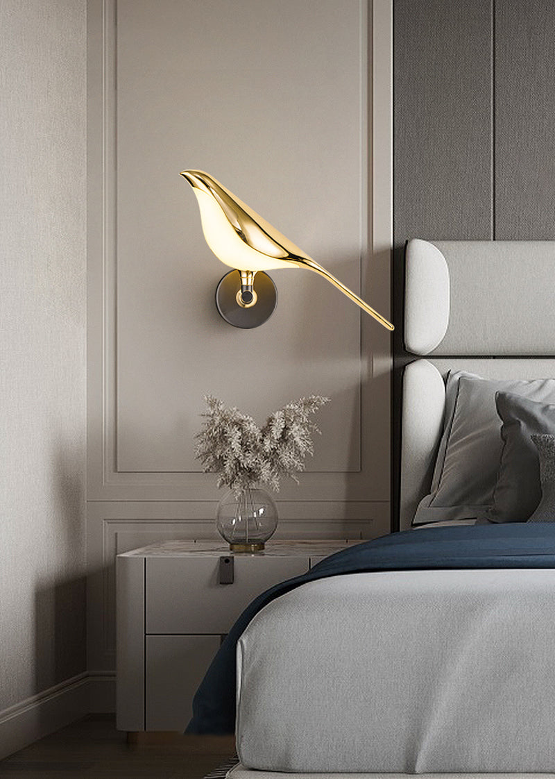 Golden Bird Wall Light | Ivanka Lumiere