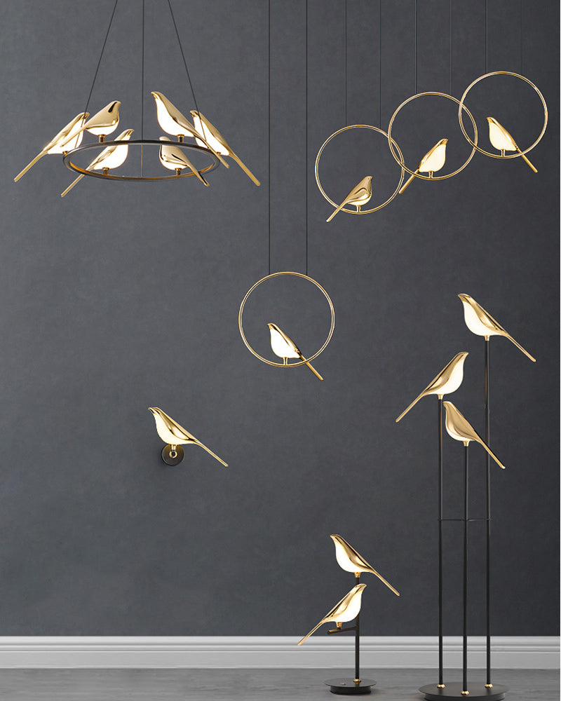 Golden Bird Wall Light | Ivanka Lumiere