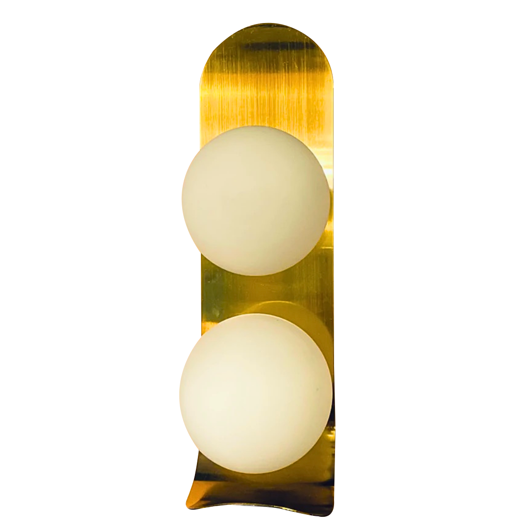 Opal Globe Dual Wall Light| Ivanka Lumiere