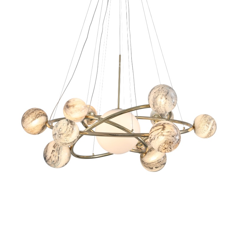Creative and Luxurious Planetary Orbit Chandelier 13 Head