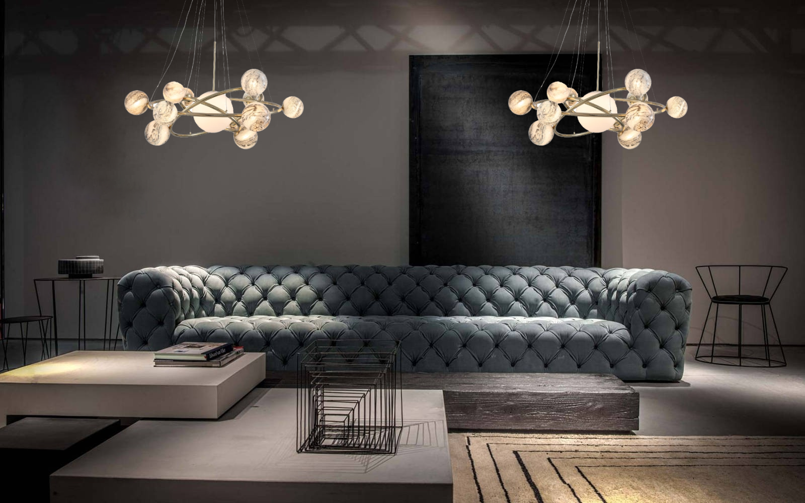 Creative and Luxurious Planetary Orbit Chandelier 13 Head