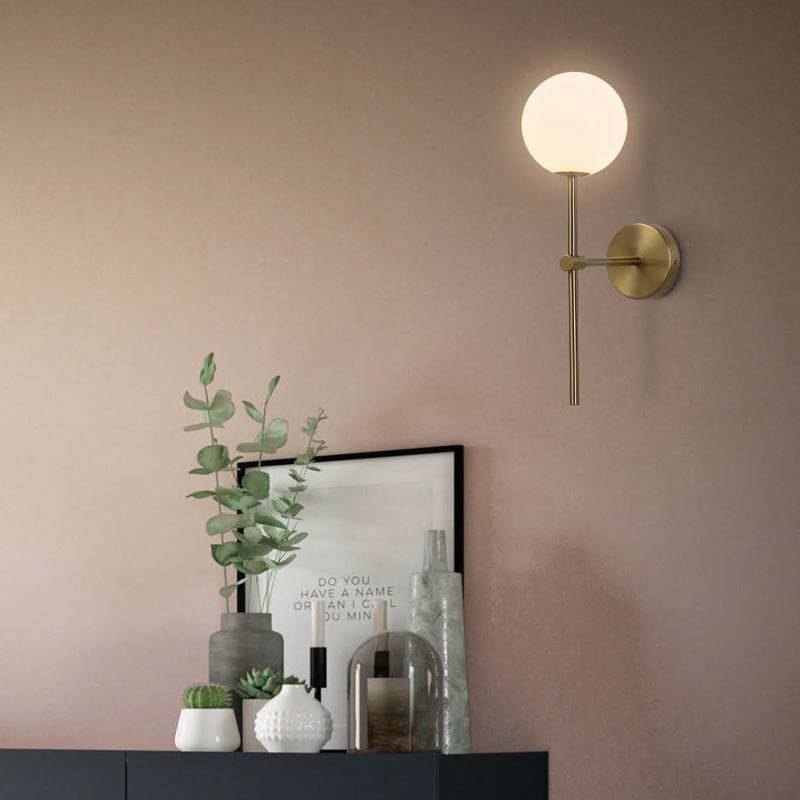 Doris Frosted Wall Light | Ivanka Lumiere