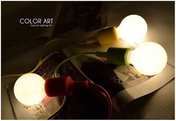 Colorful Pendant Cord CFL or LED - Ivanka lumiere
 - 6