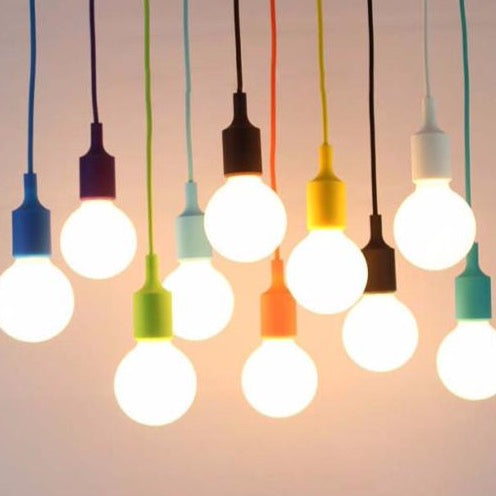Colorful Pendant Cord CFL or LED - Ivanka lumiere
 - 2