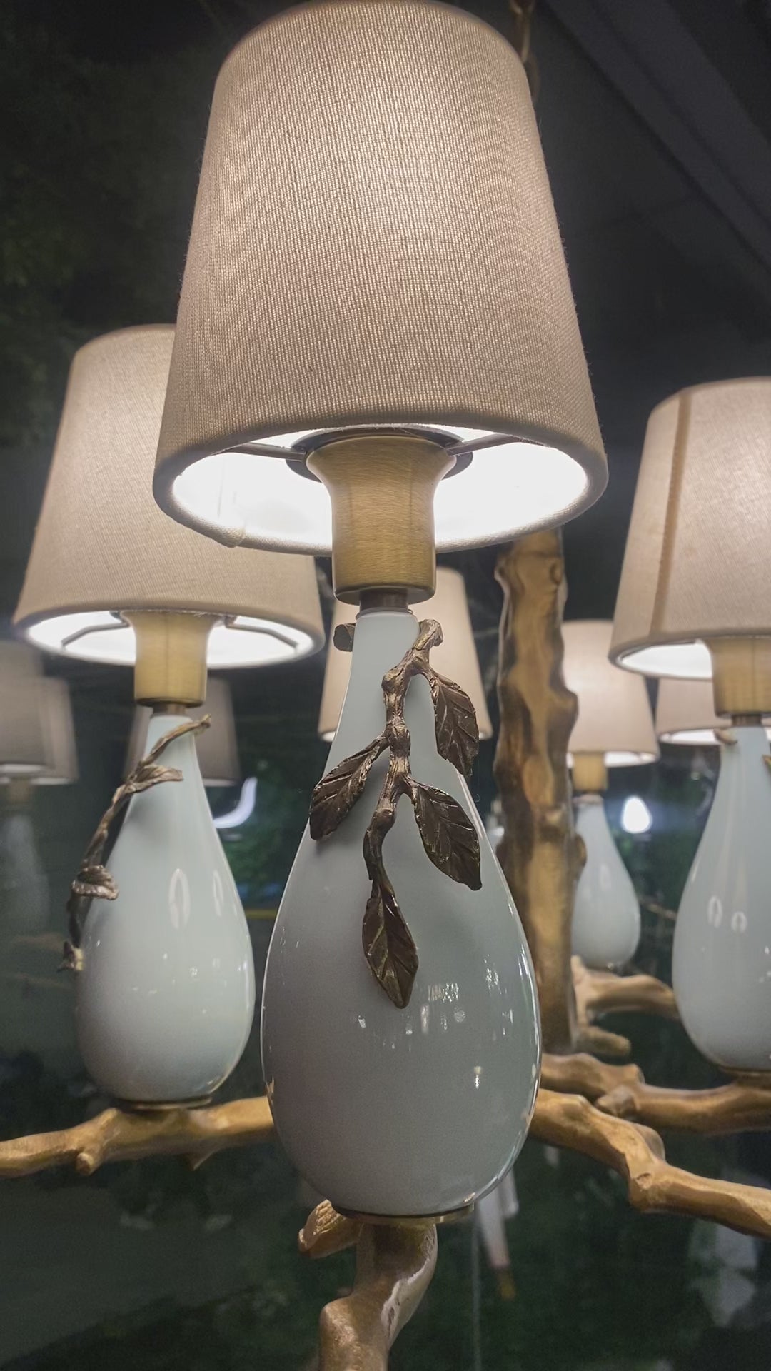 Coastal Brass Chandelier | Ivanka Lumiere