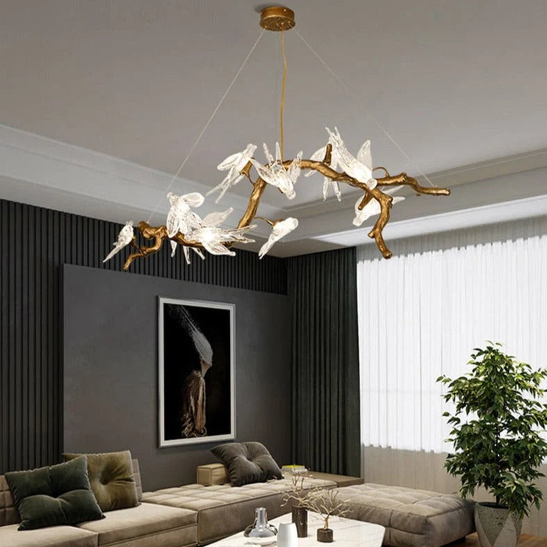 Hirundo Rustica Linear Chandelier | Ivanka Lumiere