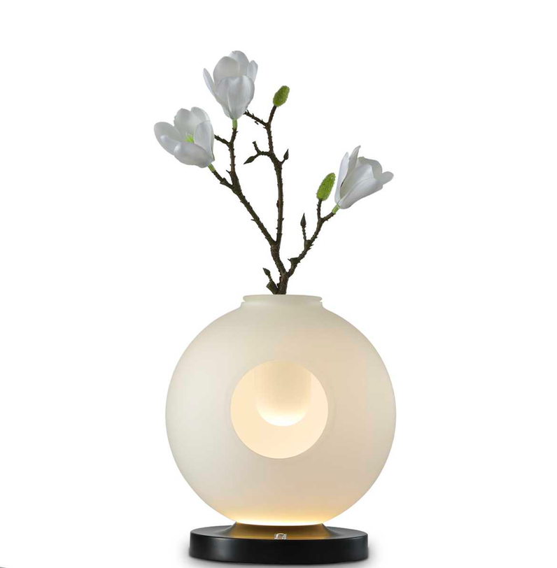 Glowing  Vase with Base| Ivanka Lumiere