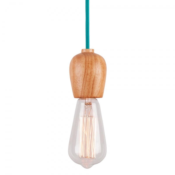 Natural Wood Lamp Holder
